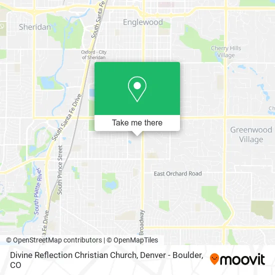 Divine Reflection Christian Church map