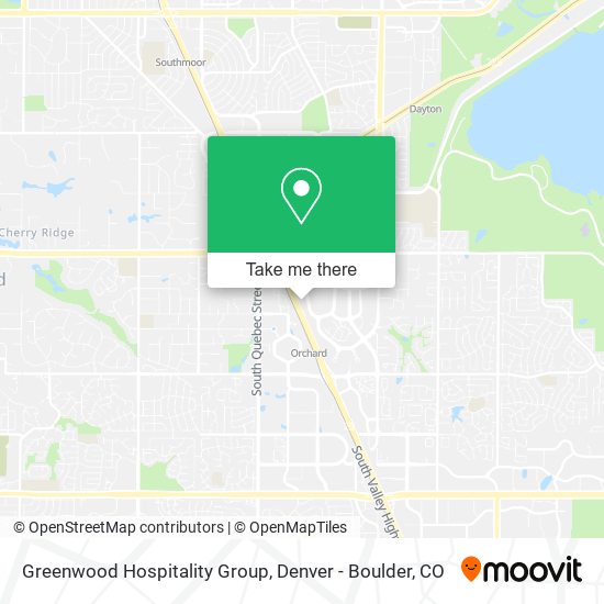 Greenwood Hospitality Group map