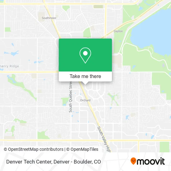 Denver Tech Center map