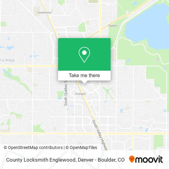 County Locksmith Englewood map