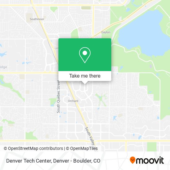 Denver Tech Center map