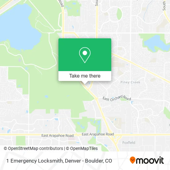 1 Emergency Locksmith map
