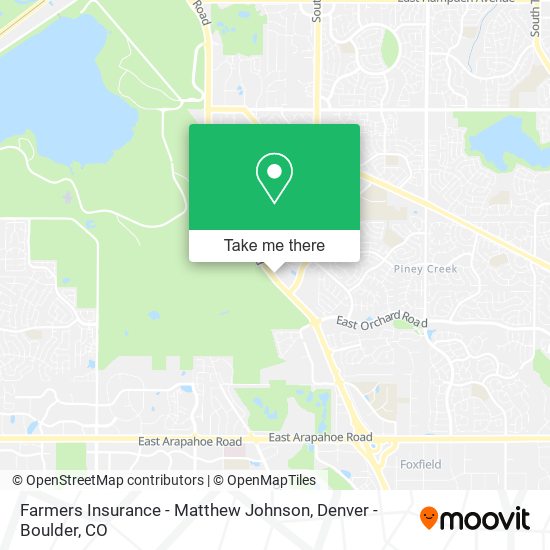 Farmers Insurance - Matthew Johnson map