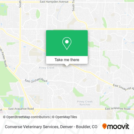 Converse Veterinary Services map