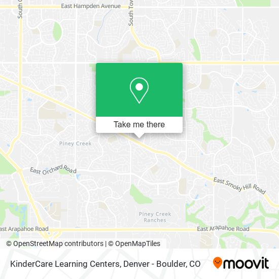 KinderCare Learning Centers map