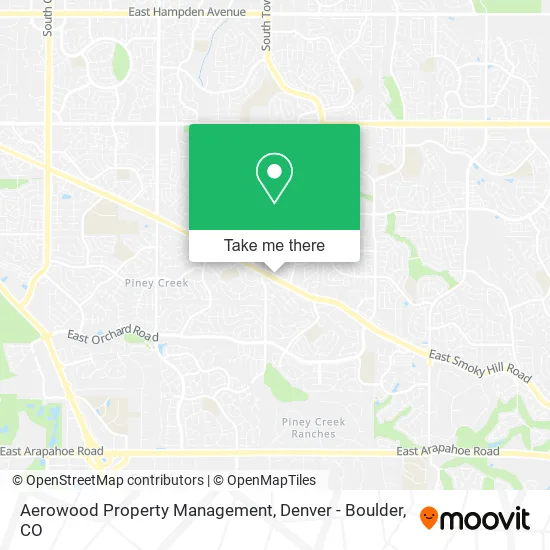 Aerowood Property Management map