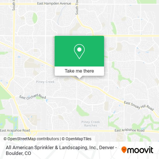 All American Sprinkler & Landscaping, Inc. map