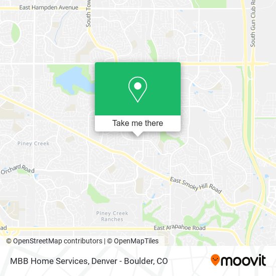 MBB Home Services map