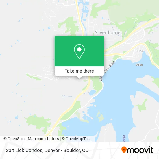 Salt Lick Condos map