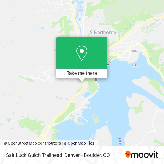 Mapa de Salt Luck Gulch Trailhead