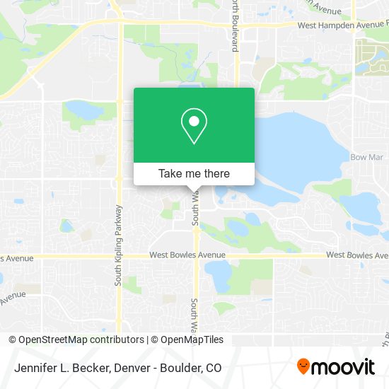 Jennifer L. Becker map