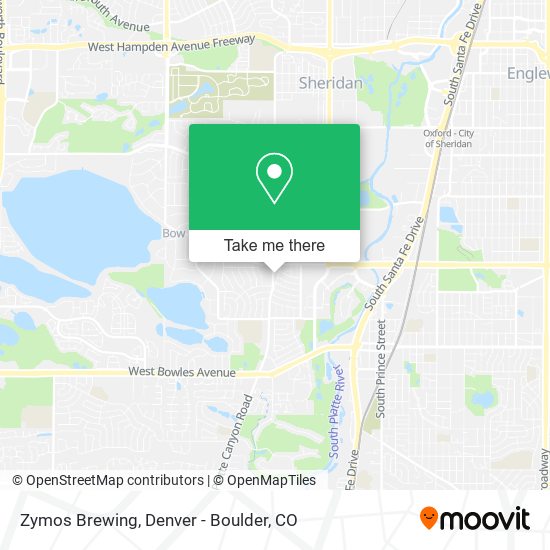 Zymos Brewing map