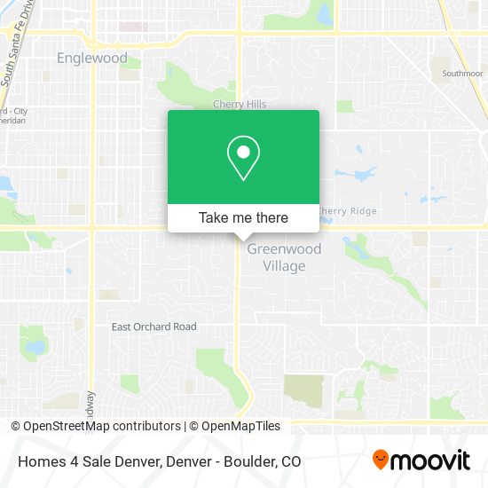 Homes 4 Sale Denver map