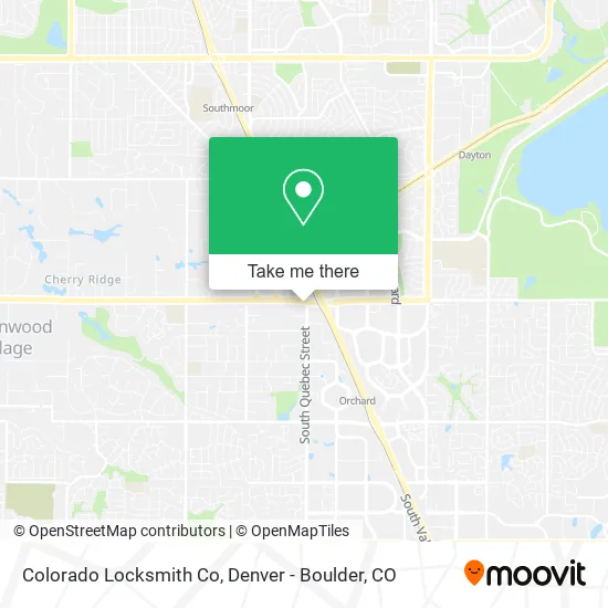 Colorado Locksmith Co map