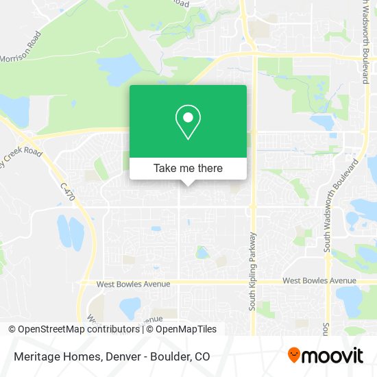 Meritage Homes map