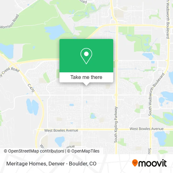 Meritage Homes map