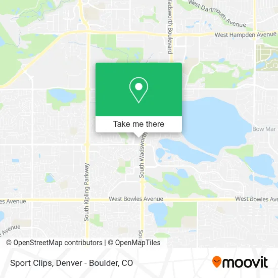Sport Clips map