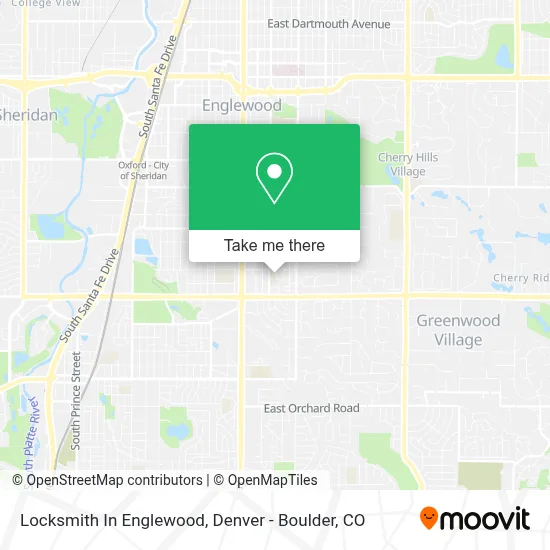 Locksmith In Englewood map