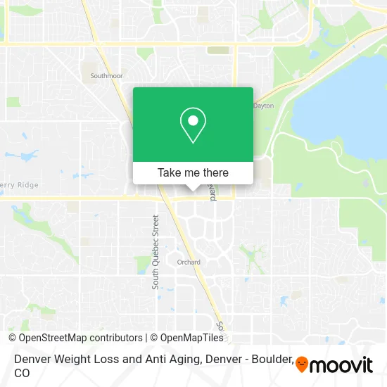 Denver Weight Loss and Anti Aging map