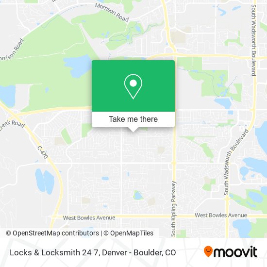 Locks & Locksmith 24 7 map