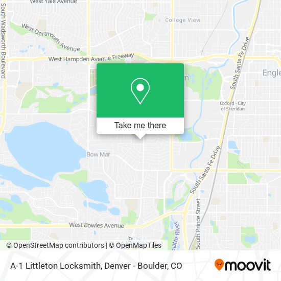 Mapa de A-1 Littleton Locksmith