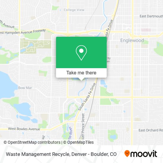 Mapa de Waste Management Recycle