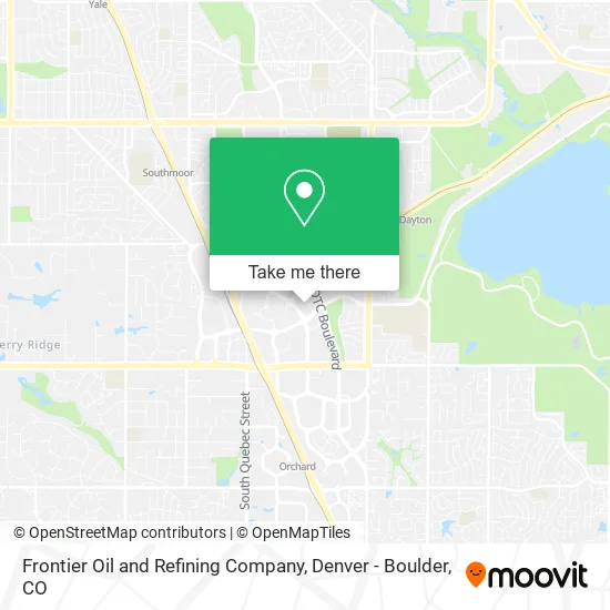 Frontier Oil and Refining Company map