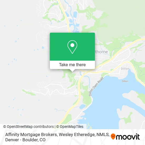 Affinity Mortgage Brokers, Wesley Etheredge, NMLS map