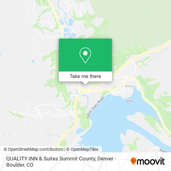 Mapa de QUALITY INN & Suites Summit County