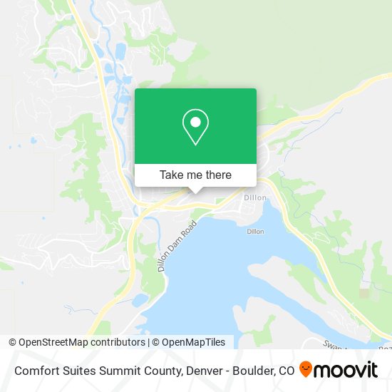 Mapa de Comfort Suites Summit County