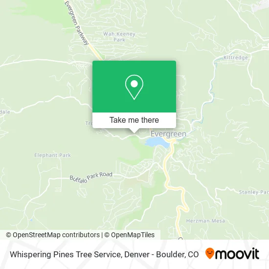 Whispering Pines Tree Service map