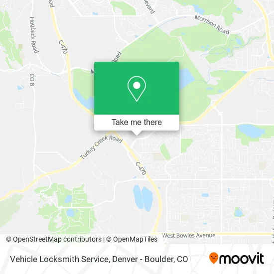 Vehicle Locksmith Service map