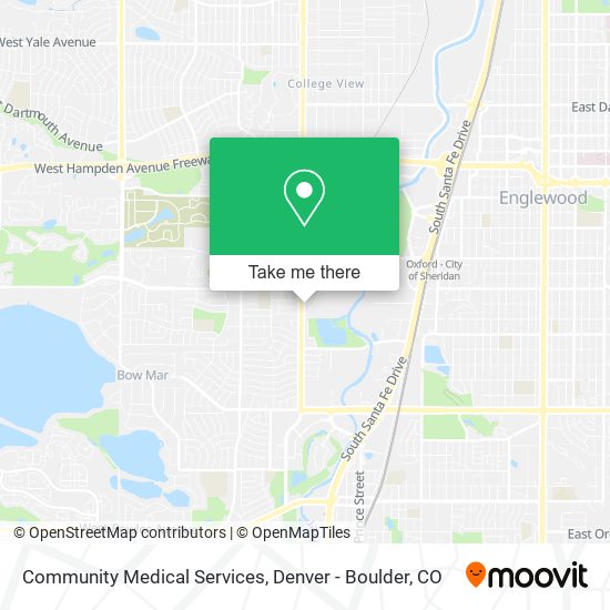 Mapa de Community Medical Services