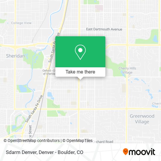 Mapa de Sdarm Denver