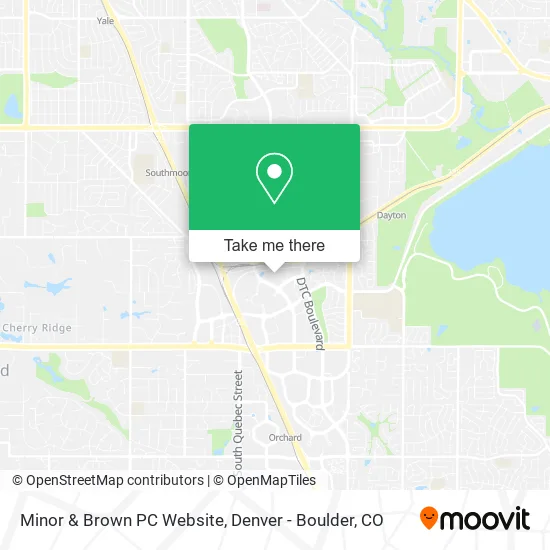 Minor & Brown PC Website map