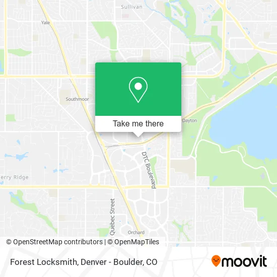 Forest Locksmith map