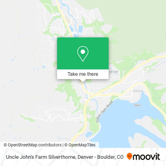Mapa de Uncle John's Farm Silverthorne