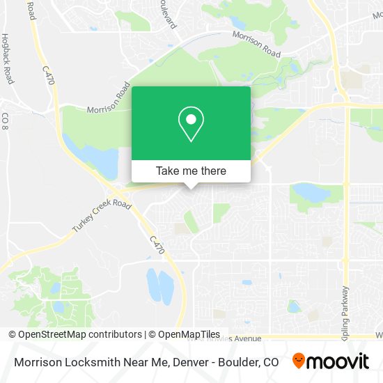 Mapa de Morrison Locksmith Near Me