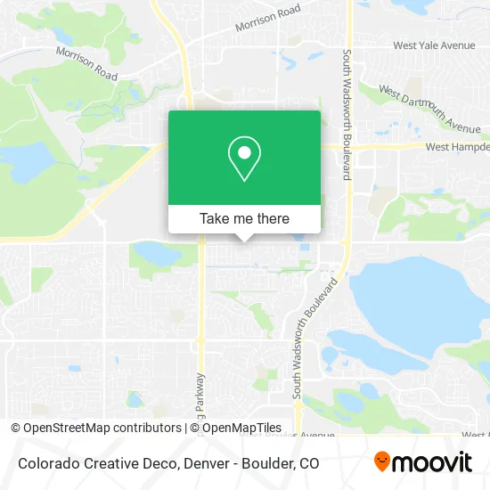 Colorado Creative Deco map