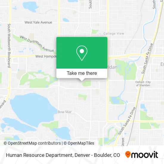 Human Resource Department map