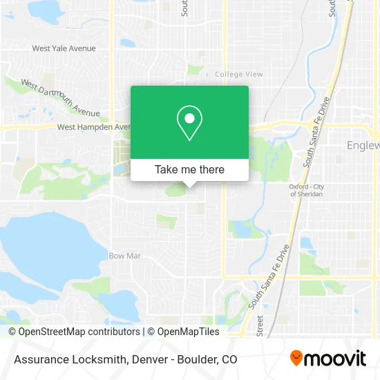 Assurance Locksmith map