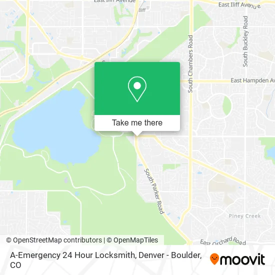 Mapa de A-Emergency 24 Hour Locksmith