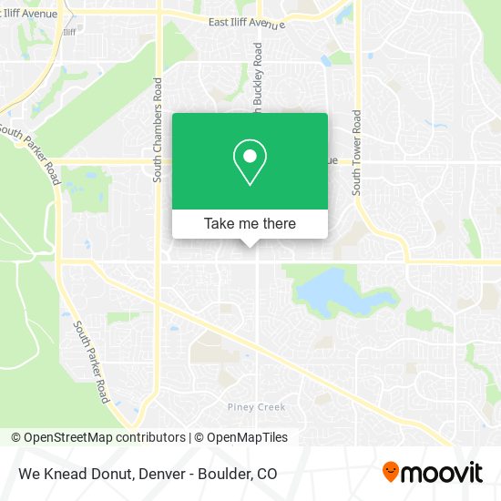 Mapa de We Knead Donut