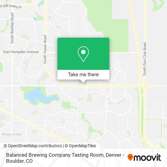 Balanced Brewing Company Tasting Room map