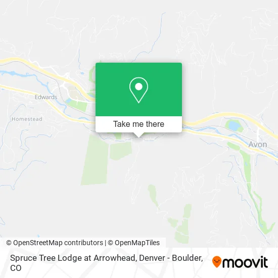 Spruce Tree Lodge at Arrowhead map