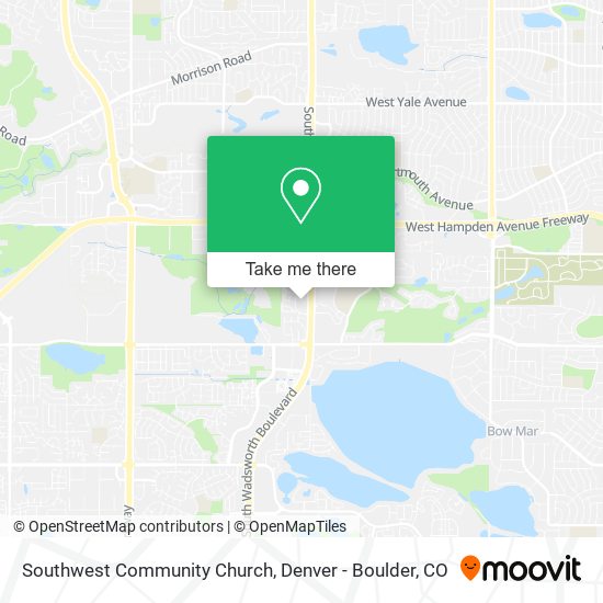 Mapa de Southwest Community Church
