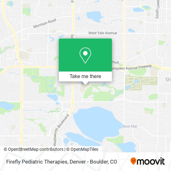 Firefly Pediatric Therapies map