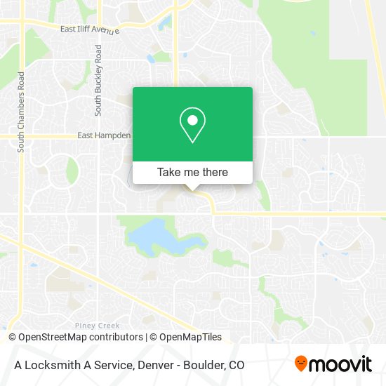 A Locksmith A Service map