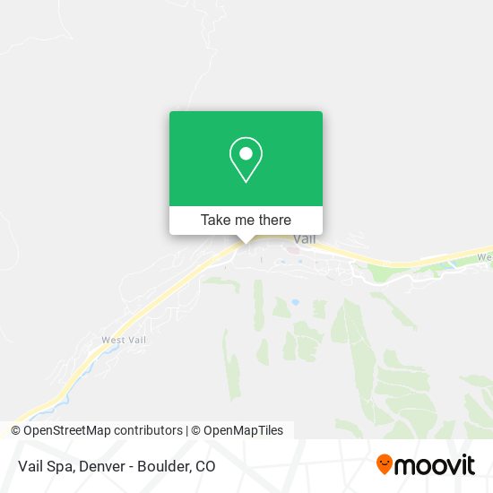 Vail Spa map