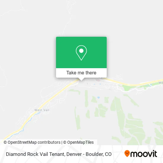 Mapa de Diamond Rock Vail Tenant